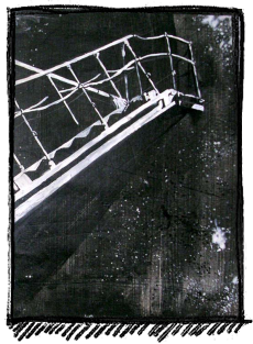 Rox Flame - Wellington New Zealand Artist - Stairway of Stars 2002