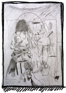 Rox Flame - Wellington New Zealand Artist - Bonnie Painting
