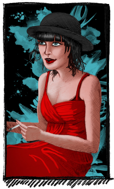 Rox Flame - Hunter Thompson Portrait