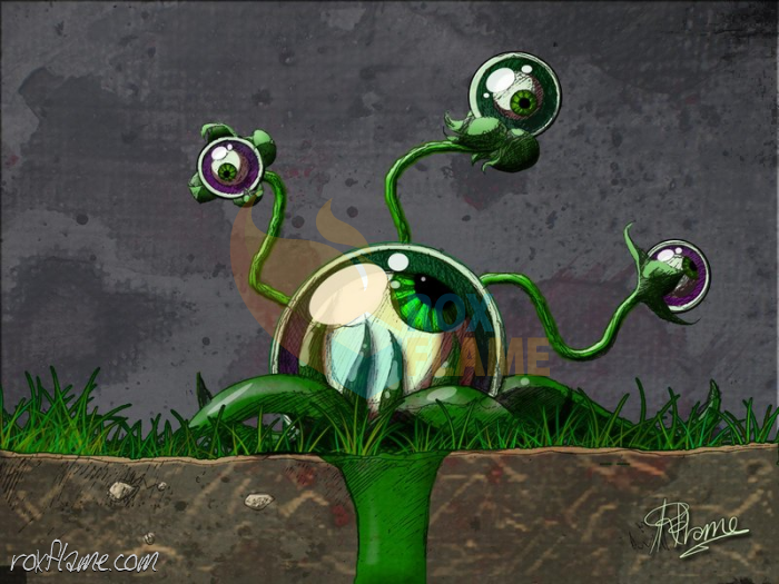 Rox Flame - Wellington New Zealand Artist - Eyeplant - 2006