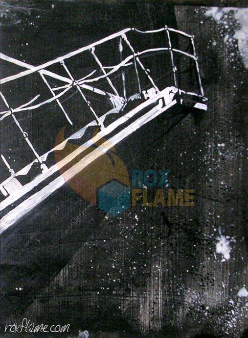 Rox Flame - Wellington New Zealand Artist - Stairway of Stars 2002