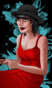Rox Flame - Hunter Thompson Portrait